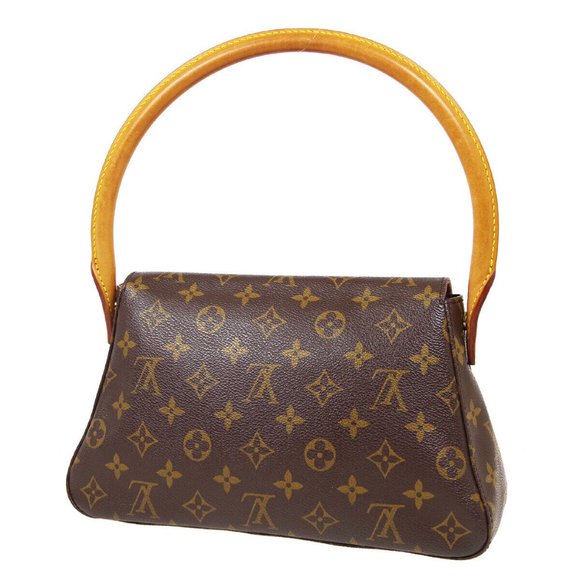 Authenticity Guarantee LOUIS VUITTON MINI LOOPING HAND BAG MI1011 PURSE MONOGRAM - Picture 2 of 12